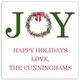 Holiday Joy Square Gift Stickers in a Jar Image 2 of 2